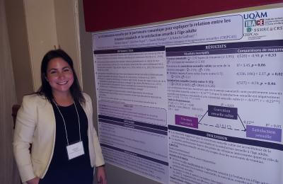 Noémie Bigras (Ph.D. student) at the International Family Violence and Child Victimization Research Conference (IFVCVRC) 2016.