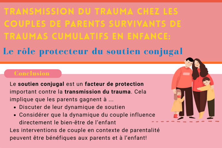 trauma parents survivants satisfaction